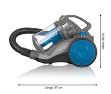 CLEANmaxx aspirapolvere multiciclonica 800W nero blu