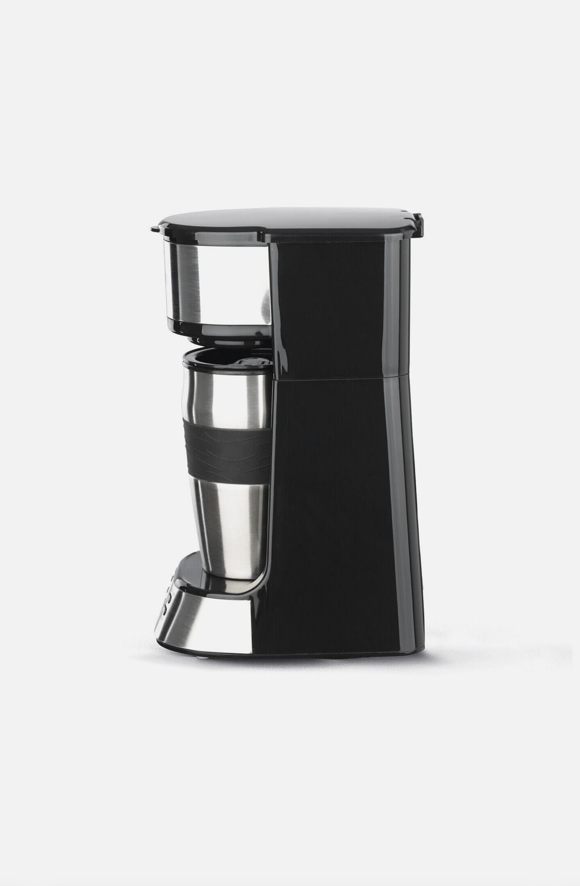 BEEM Macchina da caffè + Tazza Termica Single Cup Acciaio Inox To Go 750W Timer