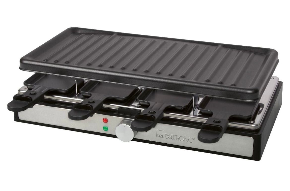 Clatronic Griglia antiaderente nera
