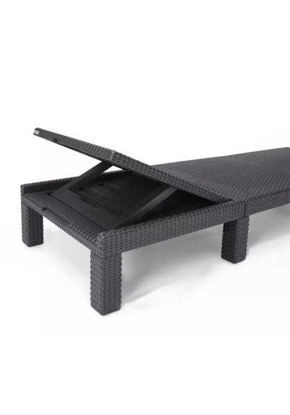 Lettino regolabile da esterno