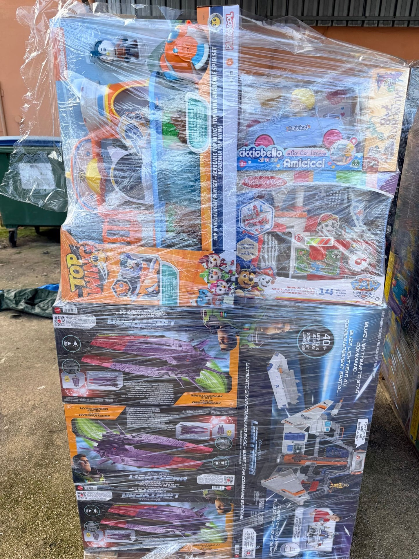 🧸🎉 PALLET GIOCATTOLI TOP BRAND – H 170 CM 🎉🧸 890€