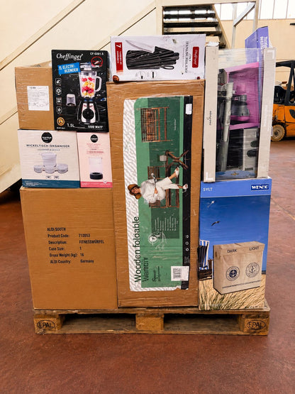 PALLET STOCK MISTO CASA & PICCOLI ELETTRODOMESTICI – 110 PEZZI