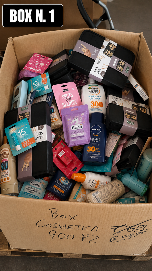 💄 PALLET COSMETICA & SKINCARE PREMIUM – 900 PEZZI